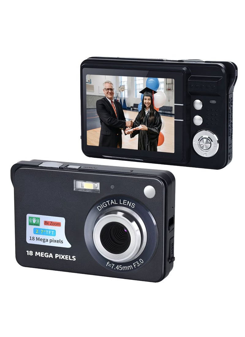 Generic 2.7 Inch Tft 18Mp 8X Zoom Digital Camera Mini Anti-Shake Full HD Digital Video Camera  - Image 1