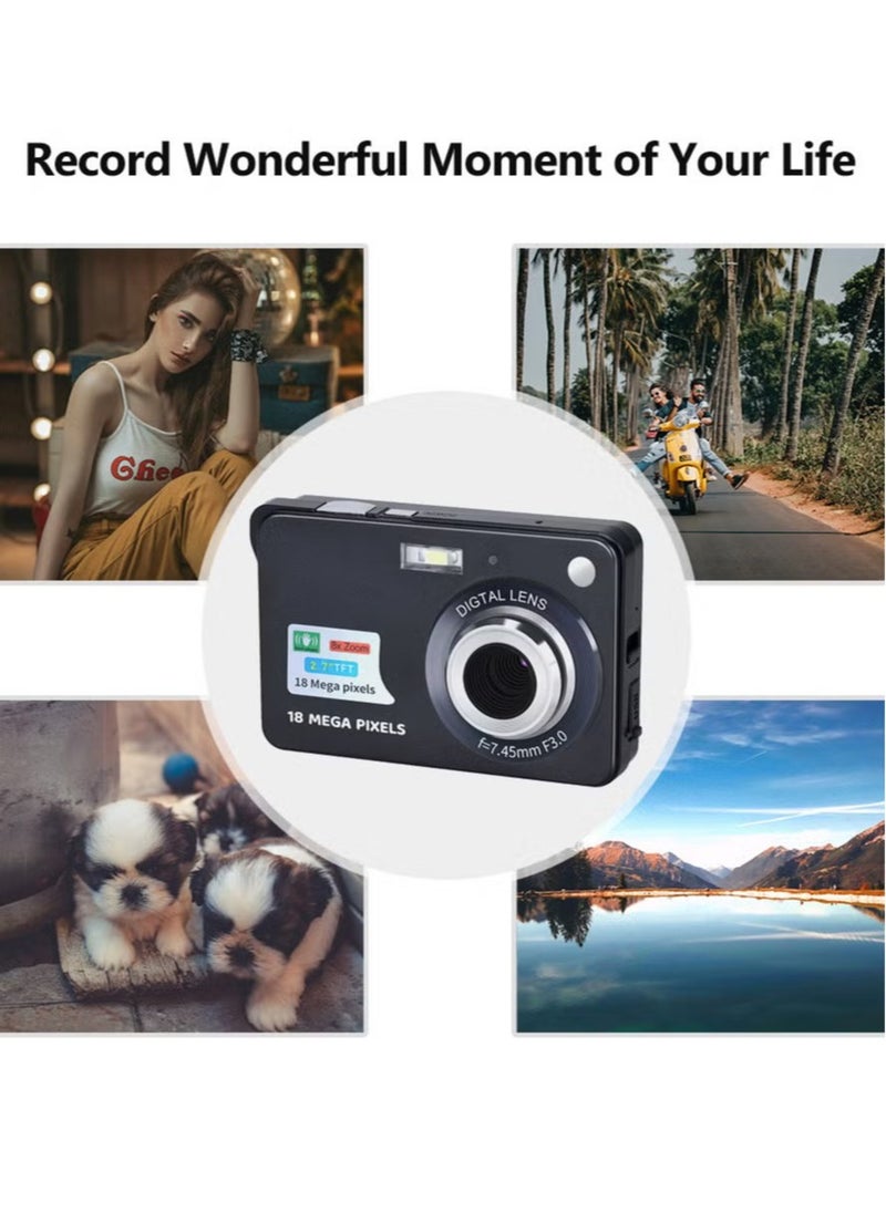 Generic 2.7 Inch Tft 18Mp 8X Zoom Digital Camera Mini Anti-Shake Full HD Digital Video Camera  - Image 4