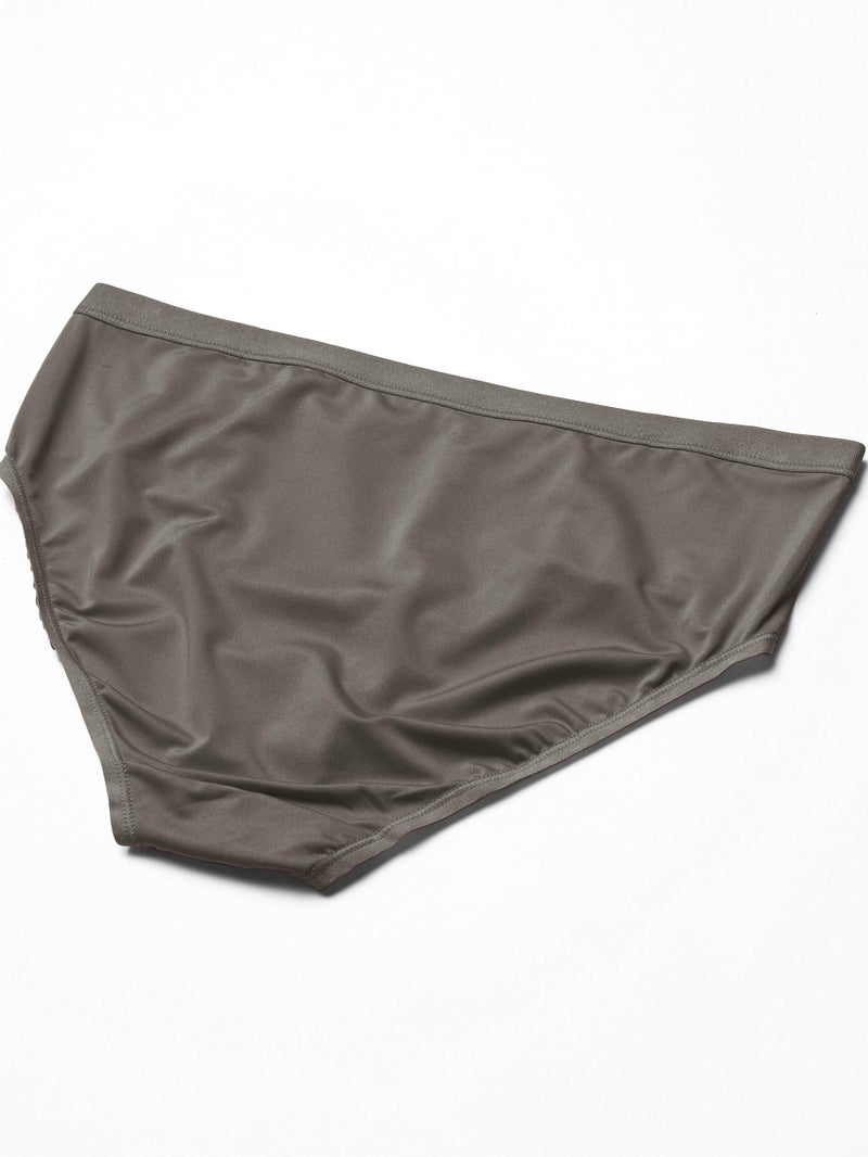 Warner's womens Blissful Benefits Tummy-smoothing Comfort Microfiber 3-pack Ru5023w Hipster Panties, Stone/Toasted Almond/Black, Small US - Image 2