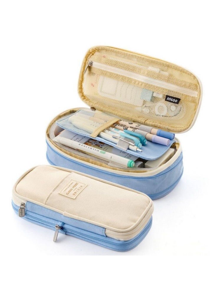 Empty handbag to save school supplies and colors