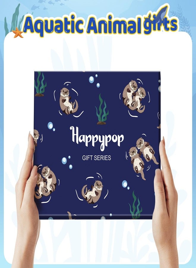 Happy Pop HAPPYPOP Otter Gifts for Women - Funny Sea Otter Socks, Ocean Gifts Animal Socks for Teen Girls - Image 3