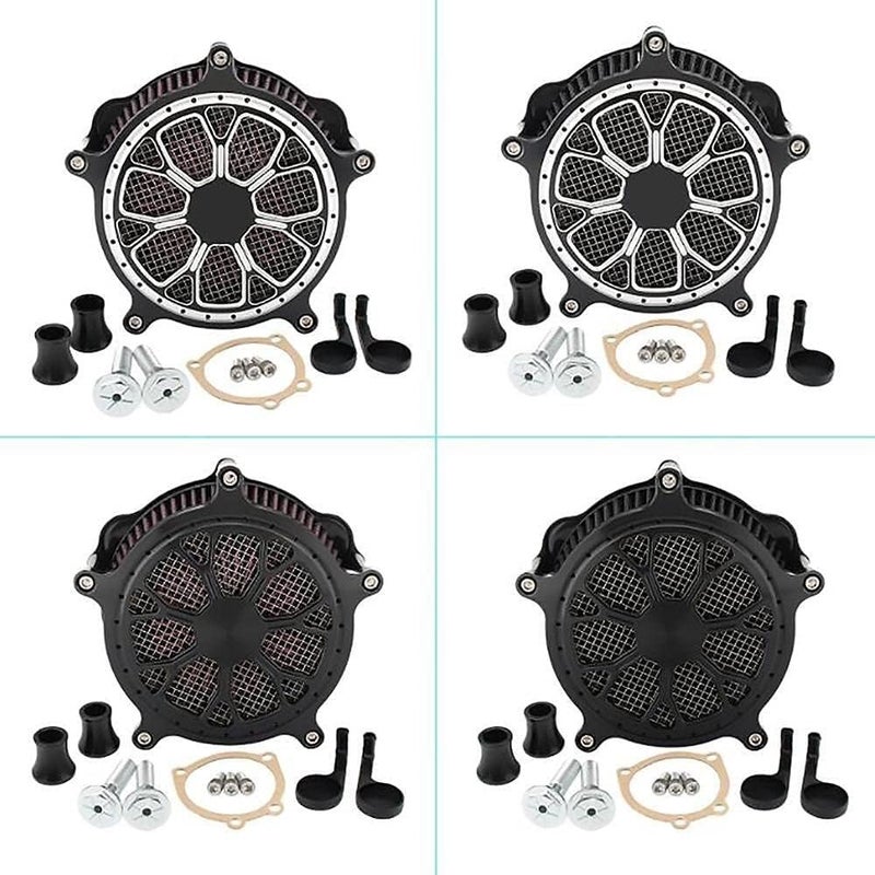 QASULER Venturi Cut Air Filter for Harley Motorcycles - Image 3