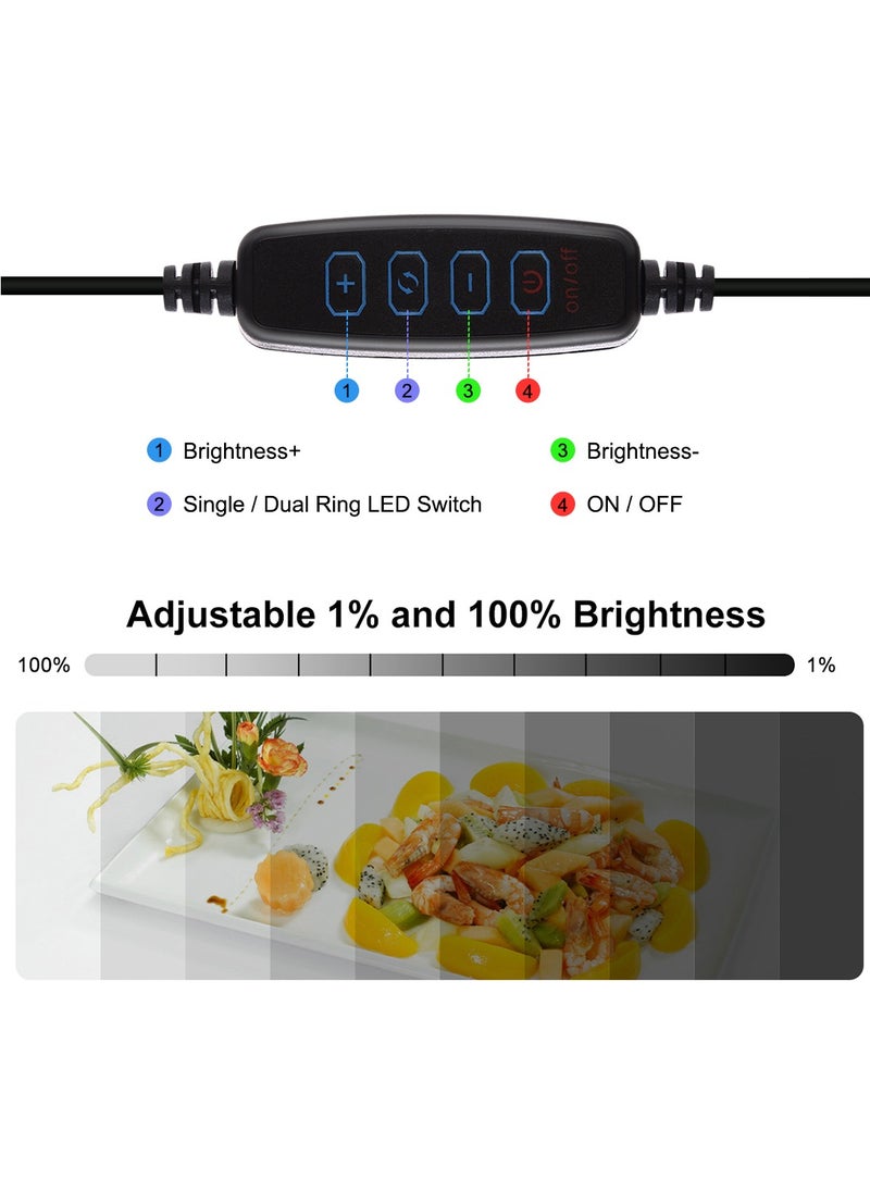 PULUZ - 11.8 inch Foldable Photography Lighting Box,Lighting Studio Shooting Box Kit with 6 Colors Backdrops - Image 1