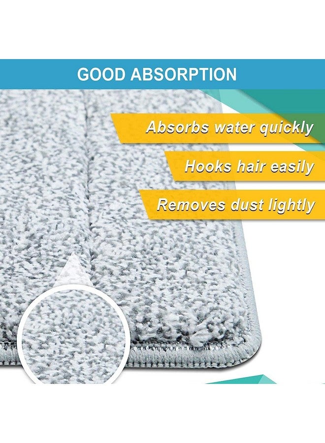 HOME CUBE 5 Pc Flat Mop Head Refill Replacement Microfiber Mop Pads for Wet & Dry Mops Floor Cleaning Pads - (33x12cm) - Image 5