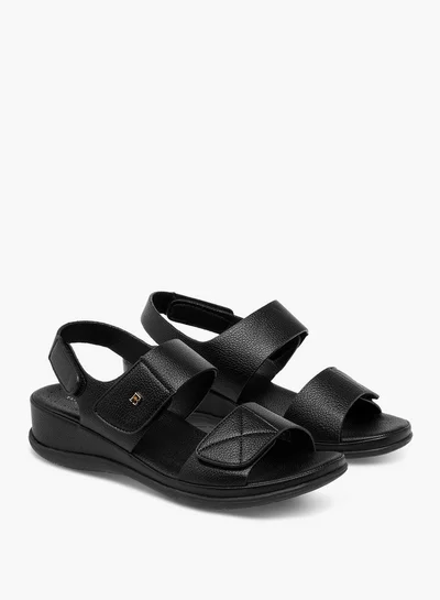 فلورا بيلا من شو إكسبرس Solid Sandals with Hook and Loop Closure