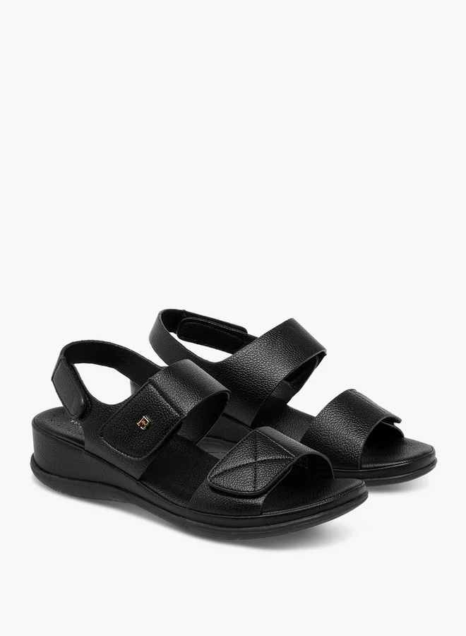 فلورا بيلا من شو إكسبرس Solid Sandals with Hook and Loop Closure