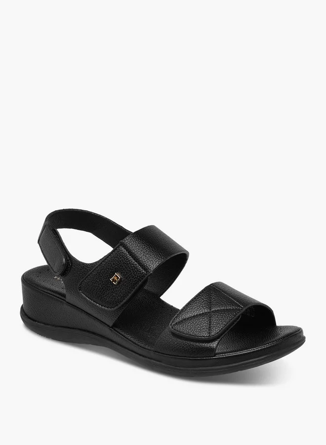 فلورا بيلا من شو إكسبرس Solid Sandals with Hook and Loop Closure