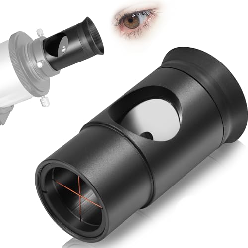 Tydeux 1.25" Metal Collimating Cheshire Eyepiece Without Laser - Short Version - for Newtonian Reflector Telescope - Image 1