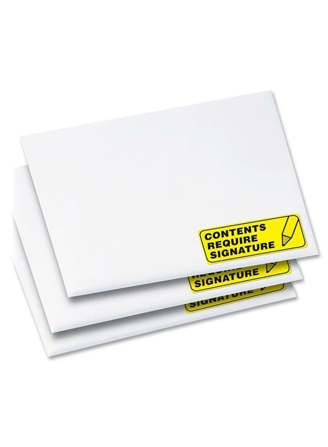 Avery Printable Address Labels with Sure Feed, 1" x 2-5/8", Neon Yellow, 750 Blank Mailing Labels (5972) - Image 3