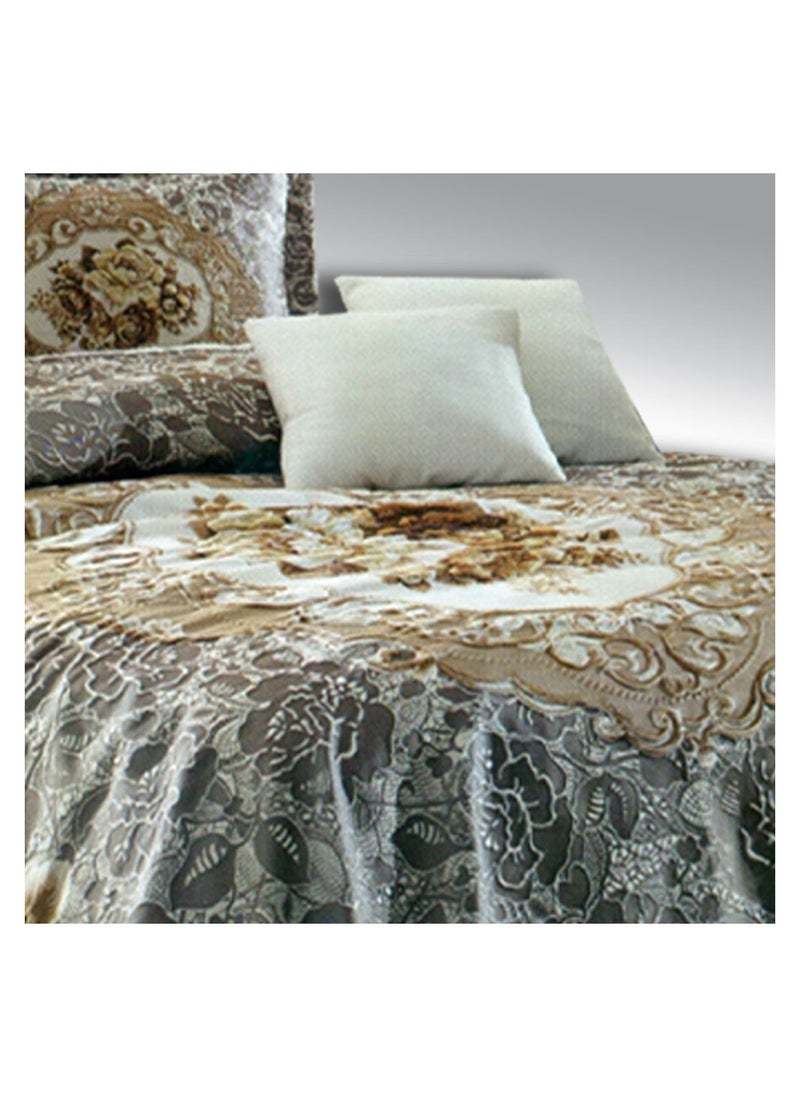 Family Bed Coverlet Set Joplan 4 pieces size 240 x 240 cm model 303 from Family Bed  - Image 5