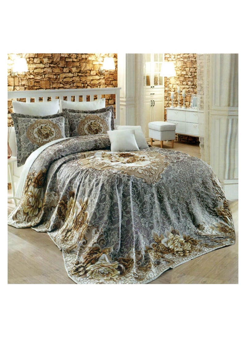 Family Bed Coverlet Set Joplan 4 pieces size 240 x 240 cm model 303 from Family Bed  - Image 2