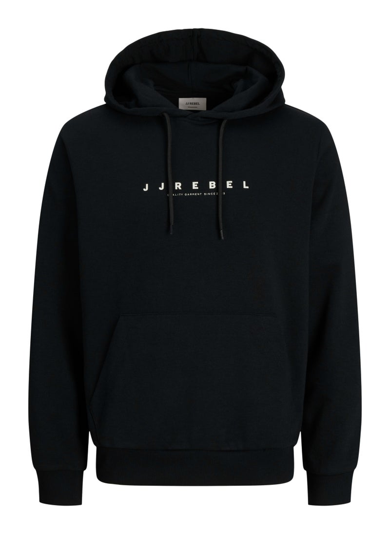 JJ Rebel by Jack & Jones - Jrebrocky Logo Pull Over Hoodie - Image 1