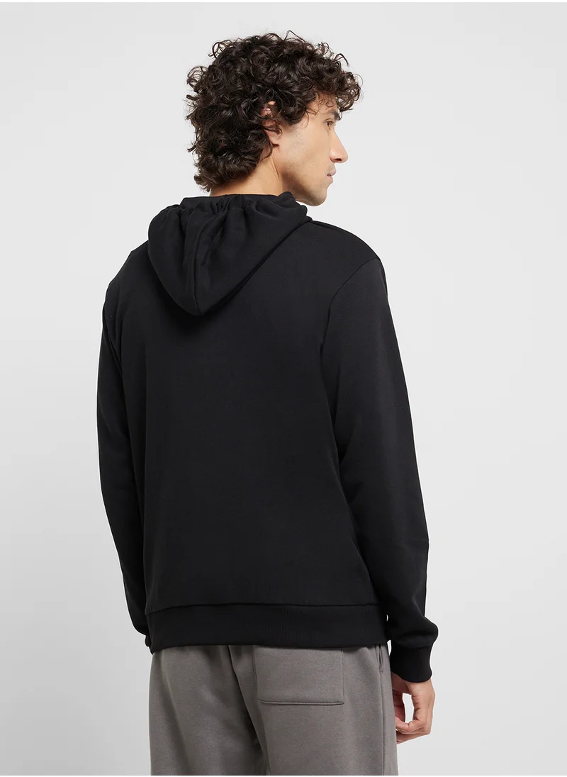 ج ج ريبل Jrebrocky Logo Pull Over Hoodie