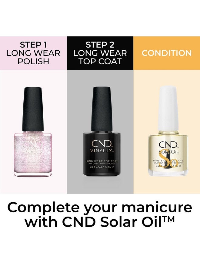 سي إن دي طلاء أظافر فينيلوكس لونج وير وردي، لون مقاوم لللمعان والتقشير، 0.5 أونصة سائلة - Image 5