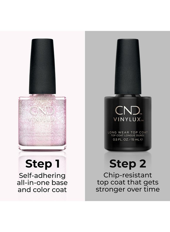 سي إن دي طلاء أظافر فينيلوكس لونج وير وردي، لون مقاوم لللمعان والتقشير، 0.5 أونصة سائلة - Image 4