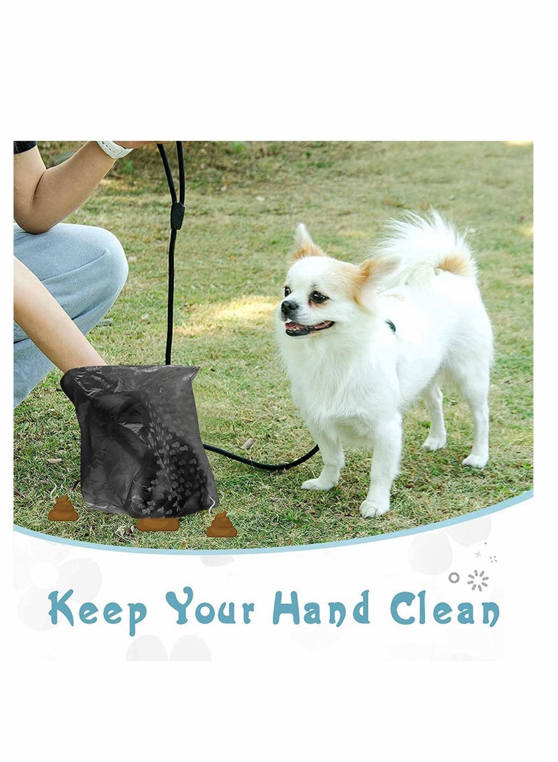 Y&D Poop Bags Pet Supply Dog Cute Paw Pattern Waste Doggie Bag Refills Can Also be Used as Household Garbage Bag 240... - Image 5