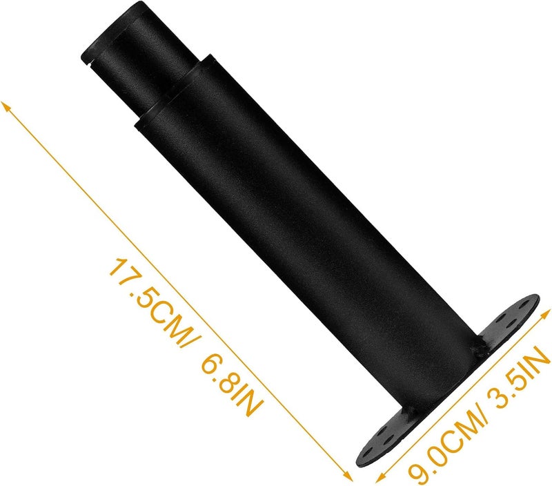 Adjustable Height Bed Frame Support Legs with Cold-Rolled Steel Construction, 15-27cm Extension, Anti-Slip Eva Pads and Screws Included, 2pcs Center Slat Reinforcement - Image 2