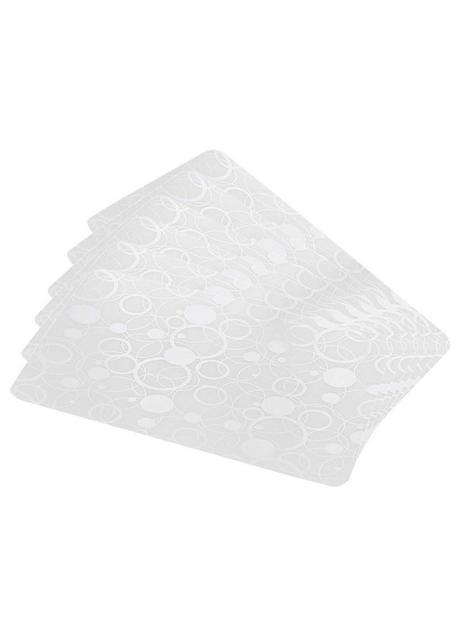 Kuber Industries Circle Design 6 Piece PVC Refrigerator Drawer Mat Set - White - CTKTC022356,Polyvinyl Chloride - Image 5