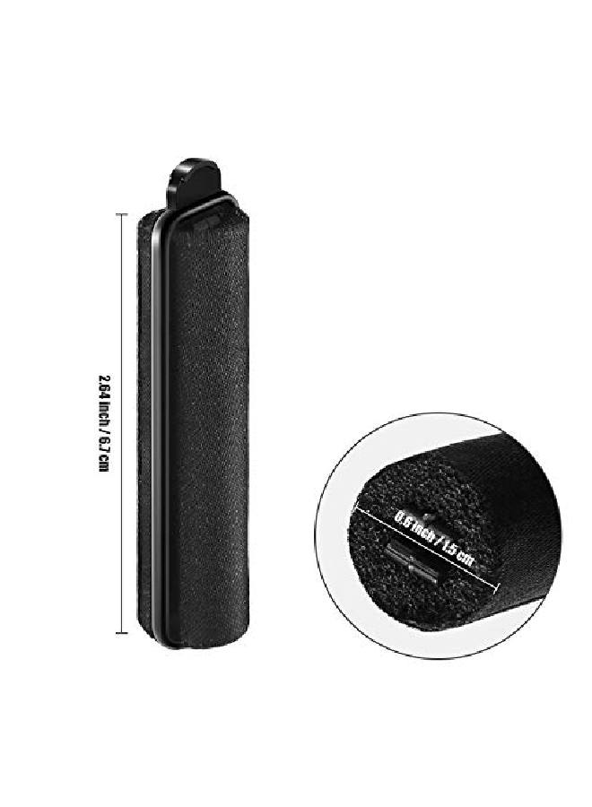 Syhood 60 Pieces Satin Foam Sponge Hair Rollers Soft Foam Hair Styling Curlers Flexible Hairdressing Curlers Black Perm Rods Wave Curlers (0.6 Inch) - Image 3