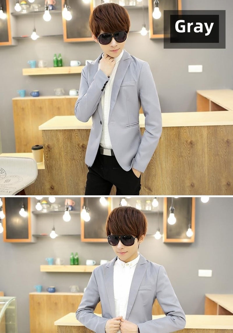 Free Shipping Men's Suit Jacket One Piece Top Business Dress Business Dress Business Dress Groom Best Man Wedding Suit Work Clothes - Image 5