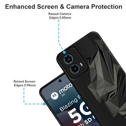 VIDO Exclusive Soft Back Case Cover for Motorola Moto G34 5G / Motorola Moto G45 5G (Shock Proof |360 Degree Complete Protection) - Image 2