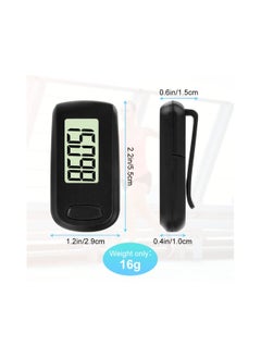 Y&D 3D Large Screen Pedometer, Walking Portable Sports Pedometer with Clip Lanyard, Track Steps in Real Time, for Older Kids/Fitness Men/Women/Elders and Running  - Image 4