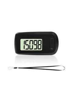 Y&D 3D Large Screen Pedometer, Walking Portable Sports Pedometer with Clip Lanyard, Track Steps in Real Time, for Older Kids/Fitness Men/Women/Elders and Running  - Image 3