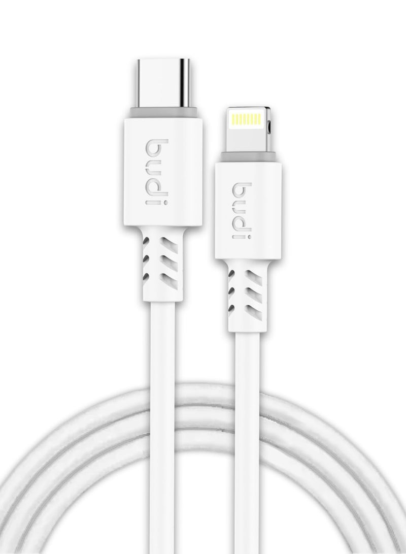 بودي Budi كابل من النوع C إلى Lightning - 2.4 أمبير - 1 متر - Image 1