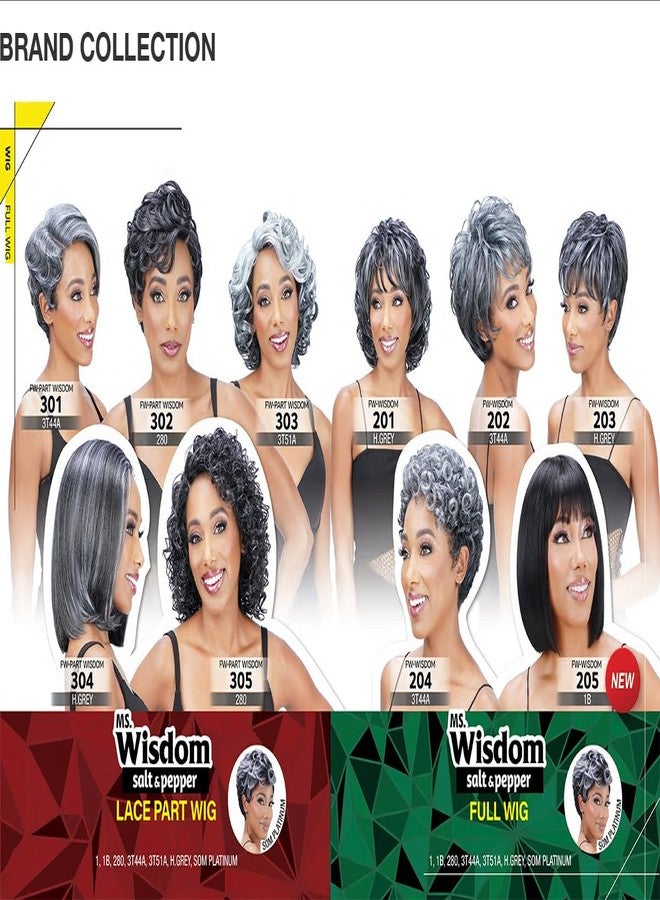 Zury Sis Wig Lace Part FW-Part Wisdom 305 (H.GREY) - Image 4