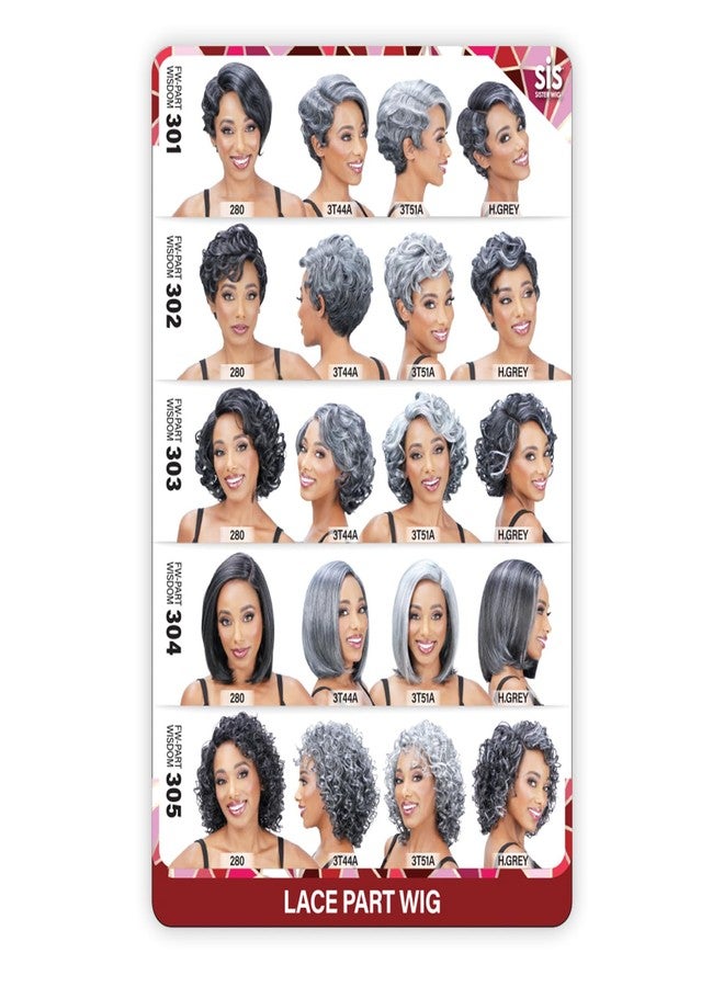Zury Sis Wig Lace Part FW-Part Wisdom 305 (H.GREY) - Image 2