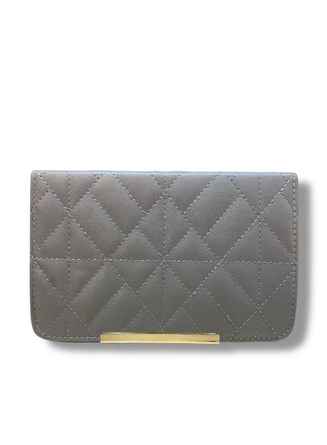 A dark grey Crossbody Bag in Imported Leather – A Refined Design Combining Elegance and Functionality”  - Image 3