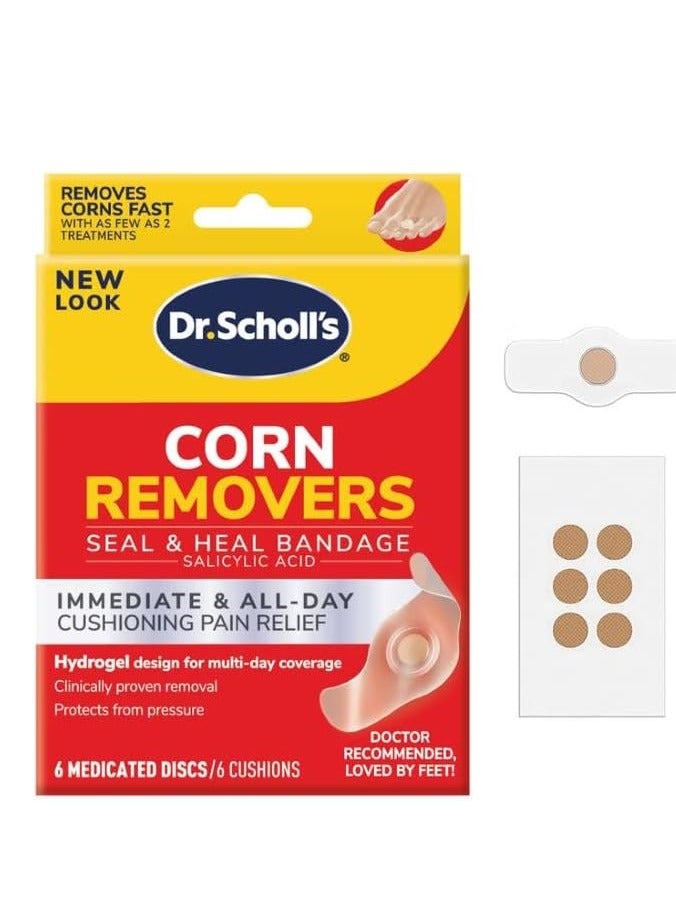 Dr. Scholl's Corn Removers Seal and Heal Bandage Hydrogel Design 6 Cushion - Image 1