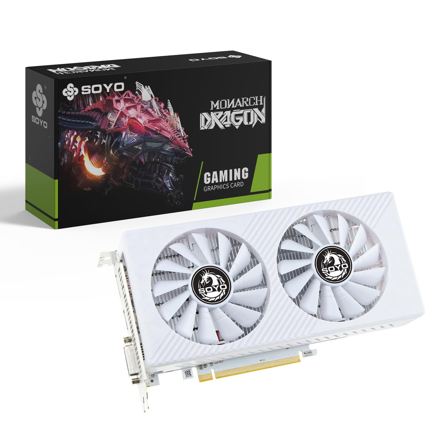 SOYO AMD Radeon RX580 Gaming Graphic Card with 8GB 256 Bit GDDR5 PCI Express x 16 3.0 Equipped with Dual Fans for Working,Gaming