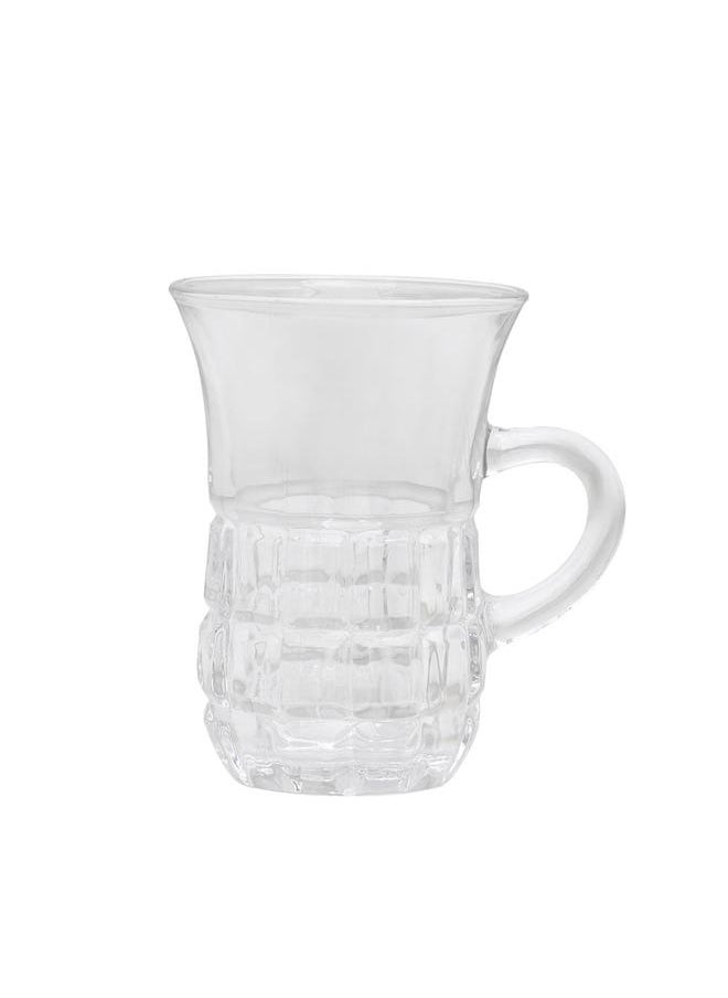 Alsaif Glass Tea Bialat Serving Set 6 Pieces Clear  - Image 3