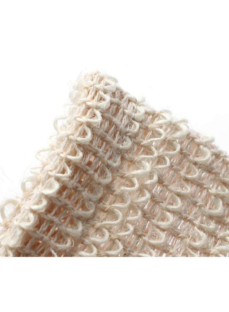 General Household Bath Scrub Face Cleansing Foaming Net (5 Pack) Great for Exfoliating and Preserving Soap, Natural Fiber Soap Bags for Foaming and Drying Soap, Organic Soap Bags with Bag Holder for Shower Bath  - Image 5