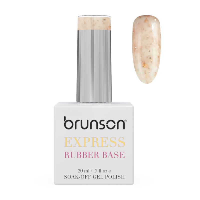 brunson TPO free Rubber Base Gel polish 20ml Soak Off Base Coat for Nail Strengthening Long Lasting Gel Polish Base for Chip Free Shine Brittle Nails UV Rubber base Russian manicure Non Yellowing salon manicure - Image 1