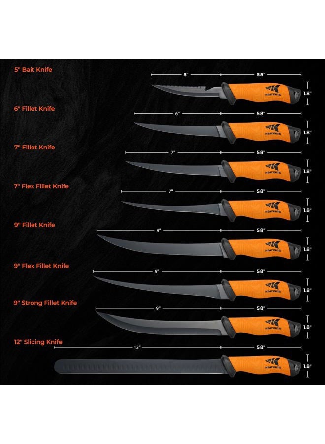 Kastking Speed Demon Pro Fillet Knife - Razor Sharp G4116 German Stainless-Steel Blade, Professional Level Knives for Filleting and Boning, Non-Slip Handles, Includes Protective Sheath - Image 3