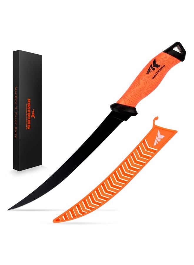 Kastking Speed Demon Pro Fillet Knife - Razor Sharp G4116 German Stainless-Steel Blade, Professional Level Knives for Filleting and Boning, Non-Slip Handles, Includes Protective Sheath - Image 1