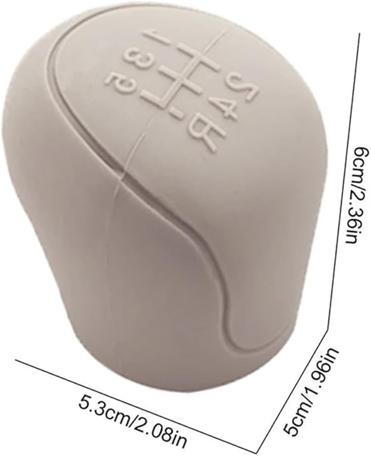 6 Speed Gray Silicone Gear Shifter Knob For Great Wall Haval H6 Automotive Interior - Image 5
