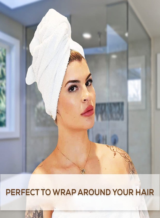 GOLD TEXTILES Bulk Bath Towels White 12 Pack (22x44 Inches) Economy Light Weight Easycare - Image 5