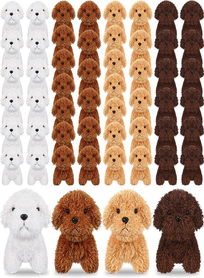 Liliful 50 Pcs Stuffed Animals Bulk Mini Plush Dogs 4.7" Small Cute Soft Adopt a Dog Puppy for Kids Reward Classroom Gifts Bag Fillers Easter Birthday Party Favor(Multicolored,Cute Style) - Image 1