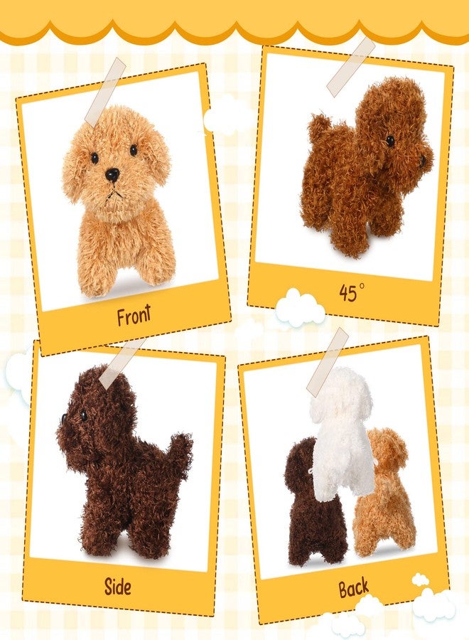 Liliful 50 Pcs Stuffed Animals Bulk Mini Plush Dogs 4.7" Small Cute Soft Adopt a Dog Puppy for Kids Reward Classroom Gifts Bag Fillers Easter Birthday Party Favor(Multicolored,Cute Style) - Image 3