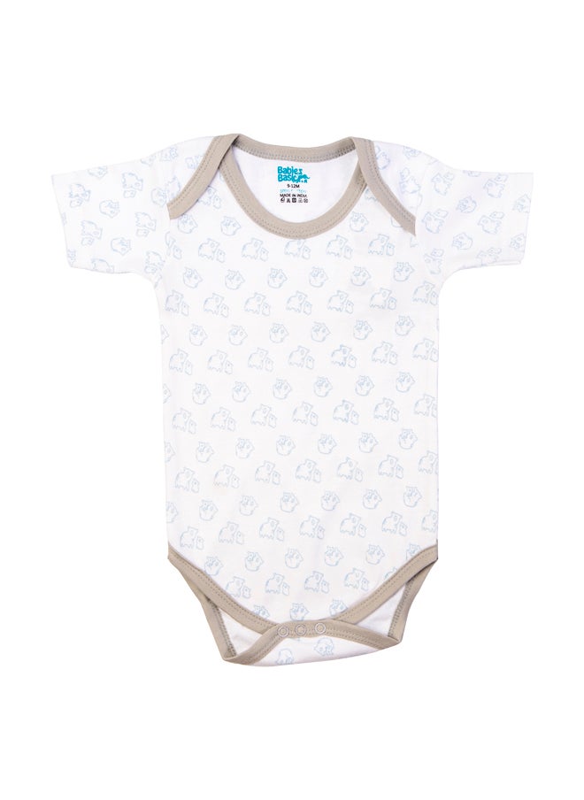 Babies Basic - Printed Romper/Bodysuit For Babies - Pack Of 3, Multi Color - Image 1