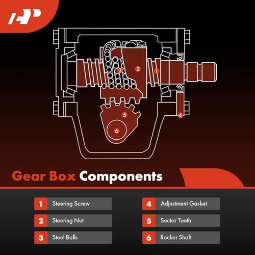 A-Premium - علبة توجيه الطاقة متوافقة مع نيسان D21 1986-1994، بيك أب 1992-1999، 1.8L 2.4L 3.0L، دفع خلفي فقط، استبدال# 4920011G00 - Image 3