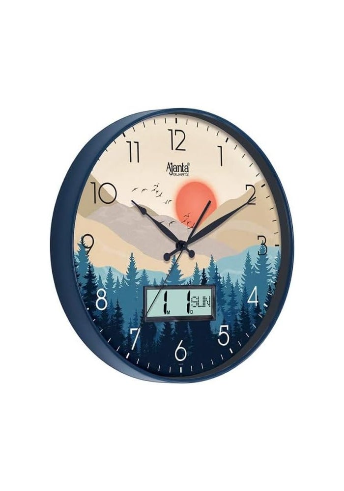 Ajanta Designer Wall Clock - 6097 - Blue - Image 4