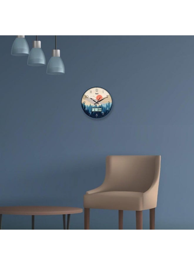 Ajanta Designer Wall Clock - 6097 - Blue - Image 2