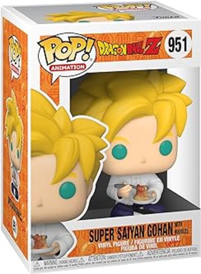 Funko 48665 POP Animation: DBZ S9- SS Gohan w/Noodles Dragon Ball Z Vinyl