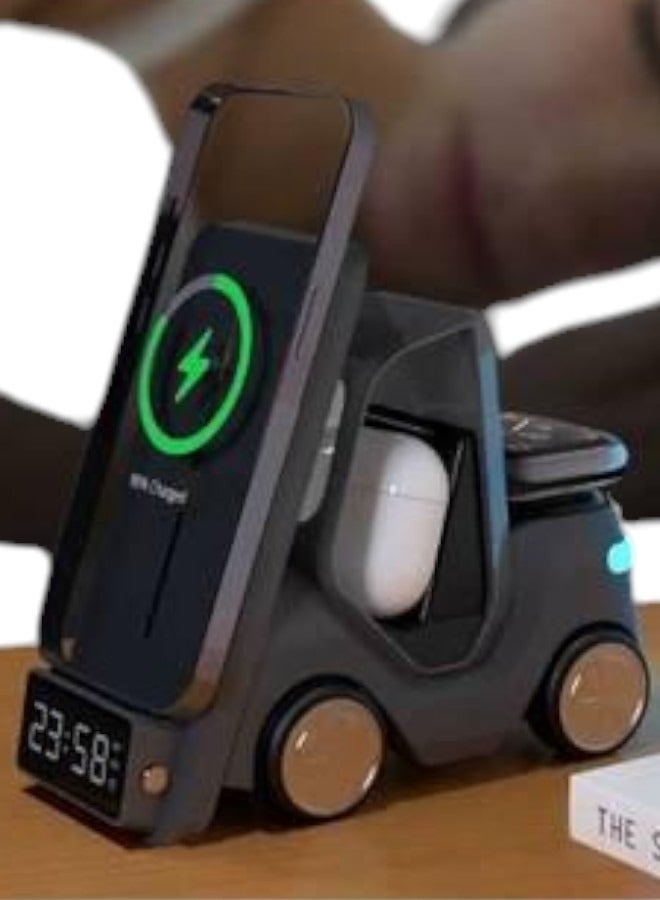 Wireless Charger 5 In 1 Magnetic Wireless Charging Station - Image 2