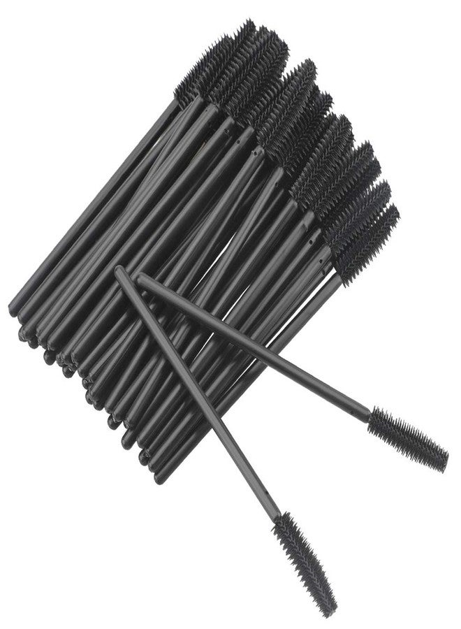 g2plus 100PCS Silicone Eyelash Brushes Mascara Brushes Wands Applicator Makeup Kits for Makeup, Personal Care and Eyelash Extensions (Pure Black) - Image 5
