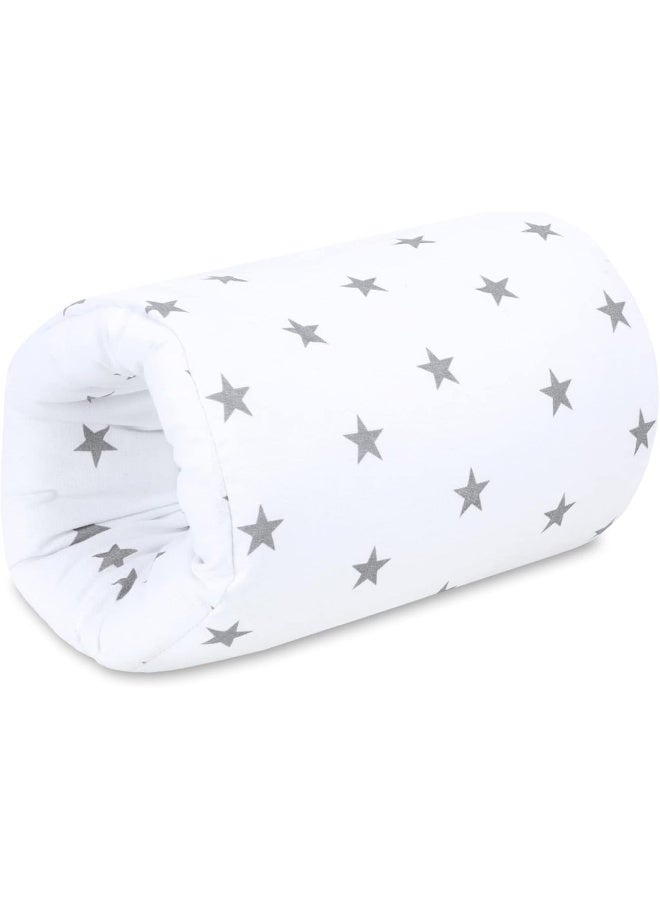 A small cotton nursing pillow or armrest for comfortable breastfeeding and bottle feeding anywhere.  A very practical and comfortable product for mothers and fathers to help them breastfeed or feed their baby at home, outside, or on the go. - Multi-colored - Image 4